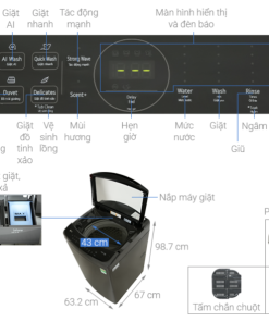 Máy giặt LG AI DD Inverter TV2514DV3B